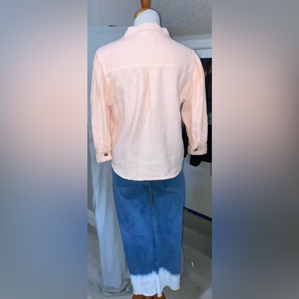 DL1961 Mara Ankle High-Rise Instasculpt Jeans – Alvarado with White Dip-Dye Leg - Picture 7 of 10
